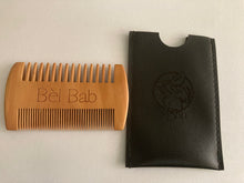 Load image into Gallery viewer, Bèl Bab Wooden Beard Comb